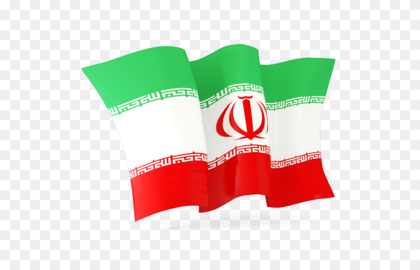 640x480 Ondeando La Bandera De La Ilustración De La Bandera De Irán - Bandera De Irán Png