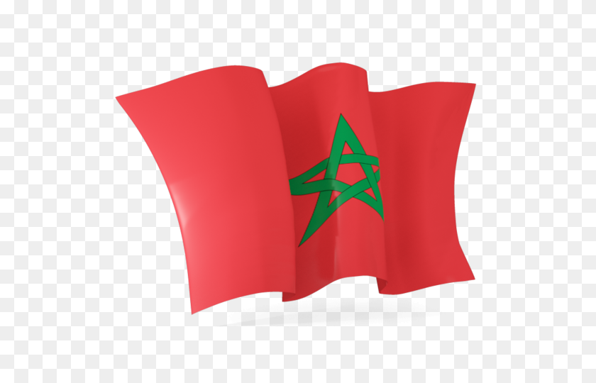 640x480 Ondeando La Bandera De La Ilustración De La Bandera De Marruecos - Ondeando La Bandera Png