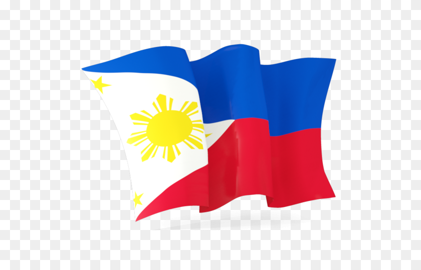 640x480 Ondeando La Bandera De La Ilustración De La Bandera De Filipinas - Ondeando La Bandera Png