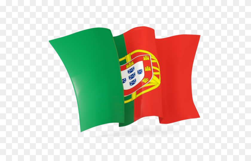 640x480 Ondeando La Bandera De La Ilustración De La Bandera De Portugal - Bandera De Portugal Png