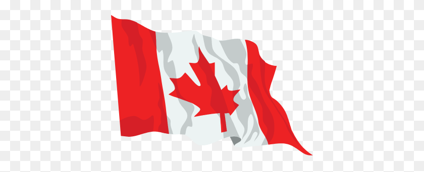 400x282 Waving Flag Of Canada Pictures - Waving Flag PNG