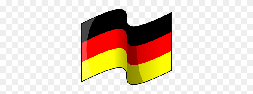 300x251 Waving German Flag Png, Clip Art For Web - Brazil Flag Clipart