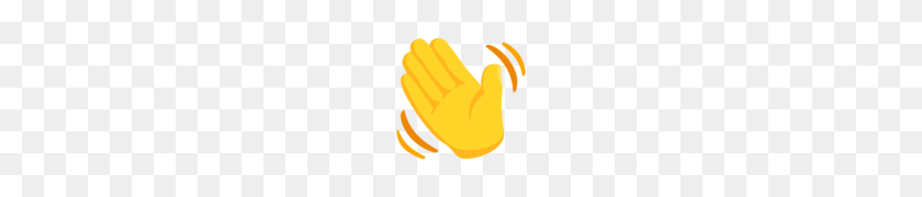 120x120 Waving Hand Sign Emoji - Wave Emoji PNG