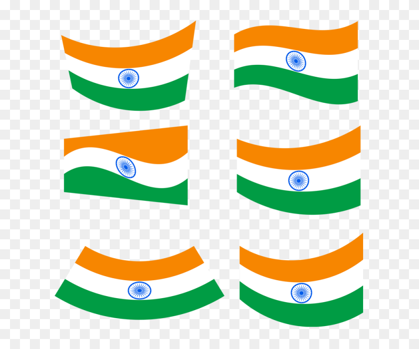 640x640 Развевающийся Флаг Индии, Флаг Индии, Флаг Индии, Август Png - Индийский Флаг Png