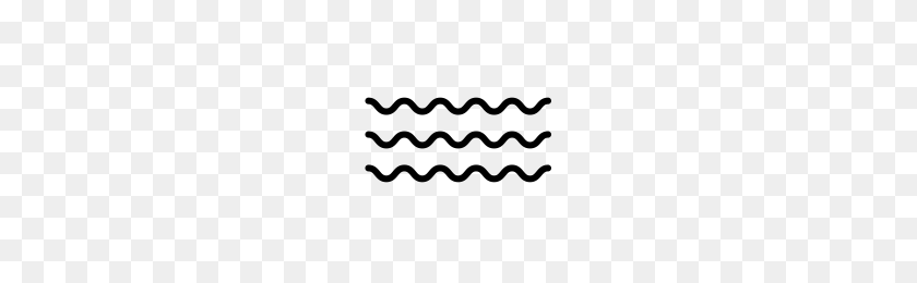 200x200 Wavy Lines Icons Noun Project - Wavy Line PNG