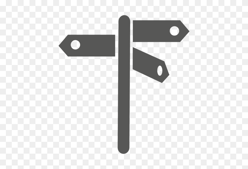 512x512 Значок Путь Дорожный Знак - Дорожный Знак Png