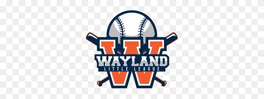 300x256 Wayland Little League - Little League Baseball Clipart