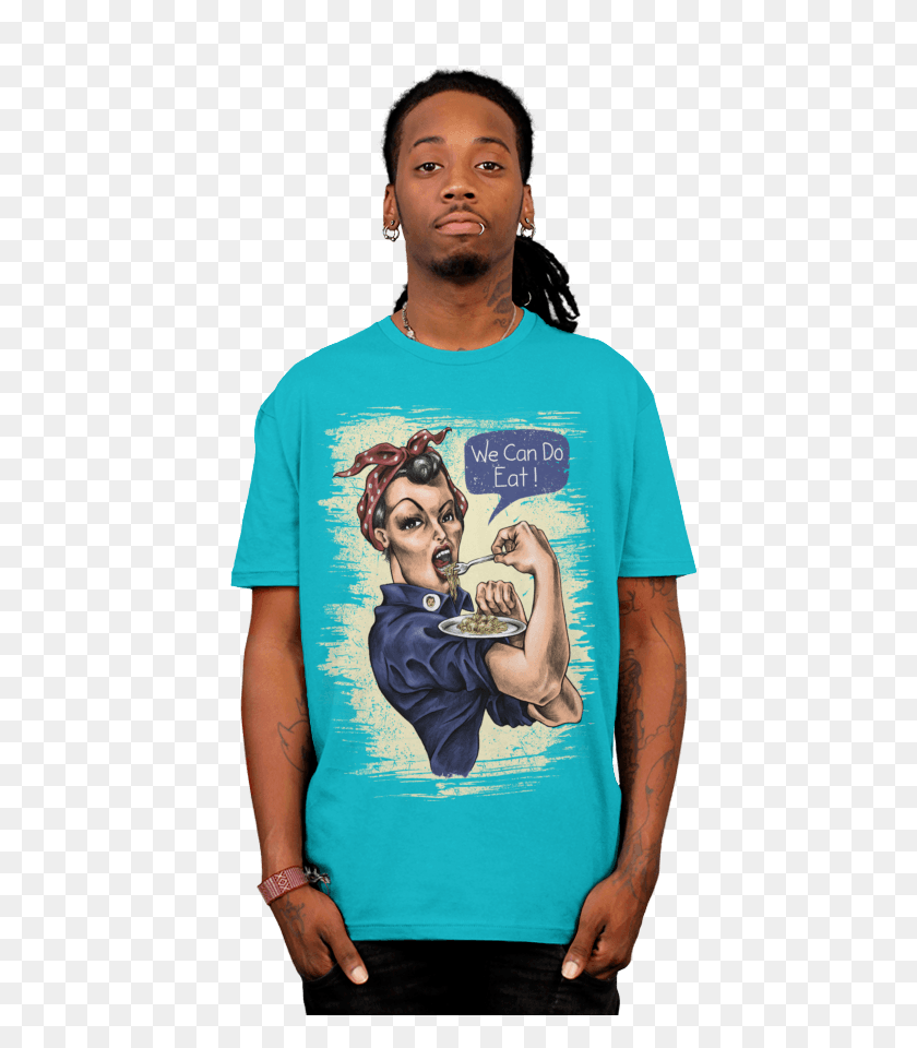 600x900 We Can Do Eat T Shirt - Rosie The Riveter PNG