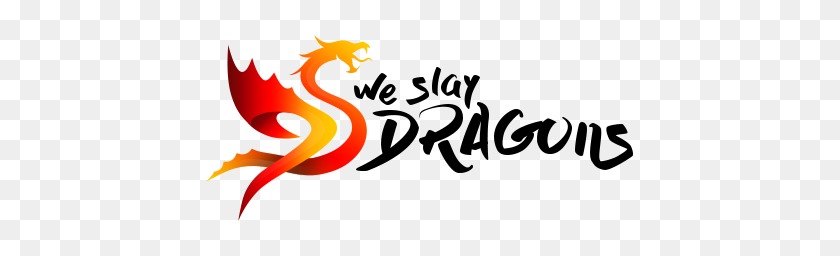 440x196 We Slay Dragons - Dungeons And Dragons Logo PNG