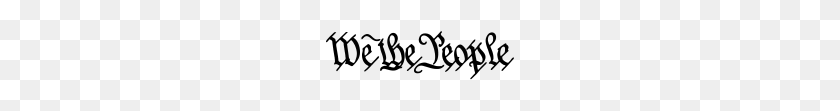 190x51 We The People Us Constitution - We The People PNG