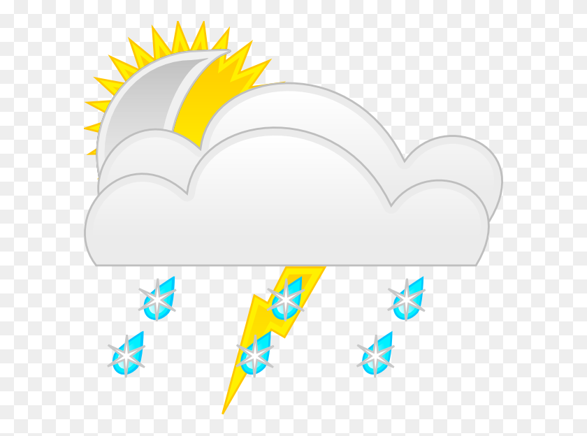 600x564 Weather Clip Art Free Vector - Weather Clipart
