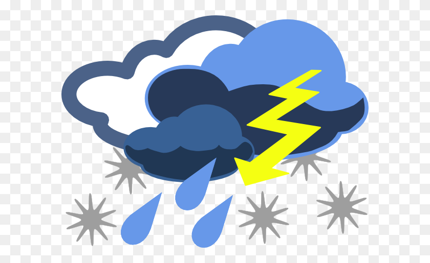 600x455 Weather Clip Art Thunderstorm Free Clipart Image - Comprehension Clipart