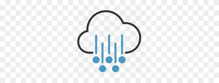 260x260 Weather Clipart - Rain Showers Clipart