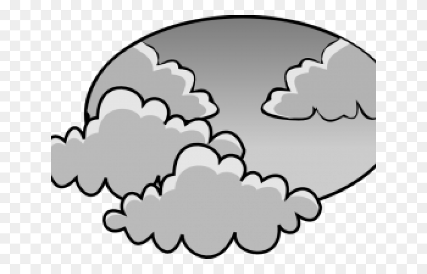 640x480 Weather Clipart Cloudy - Weather Clipart Black And White