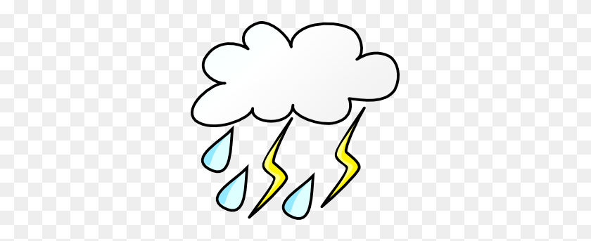 297x283 Clima Nube Clipart - Stormy Clipart