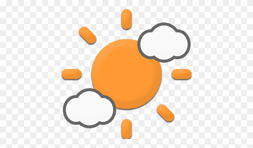 432x432 Weather Forecast For Ubeli - Partly Sunny Clipart