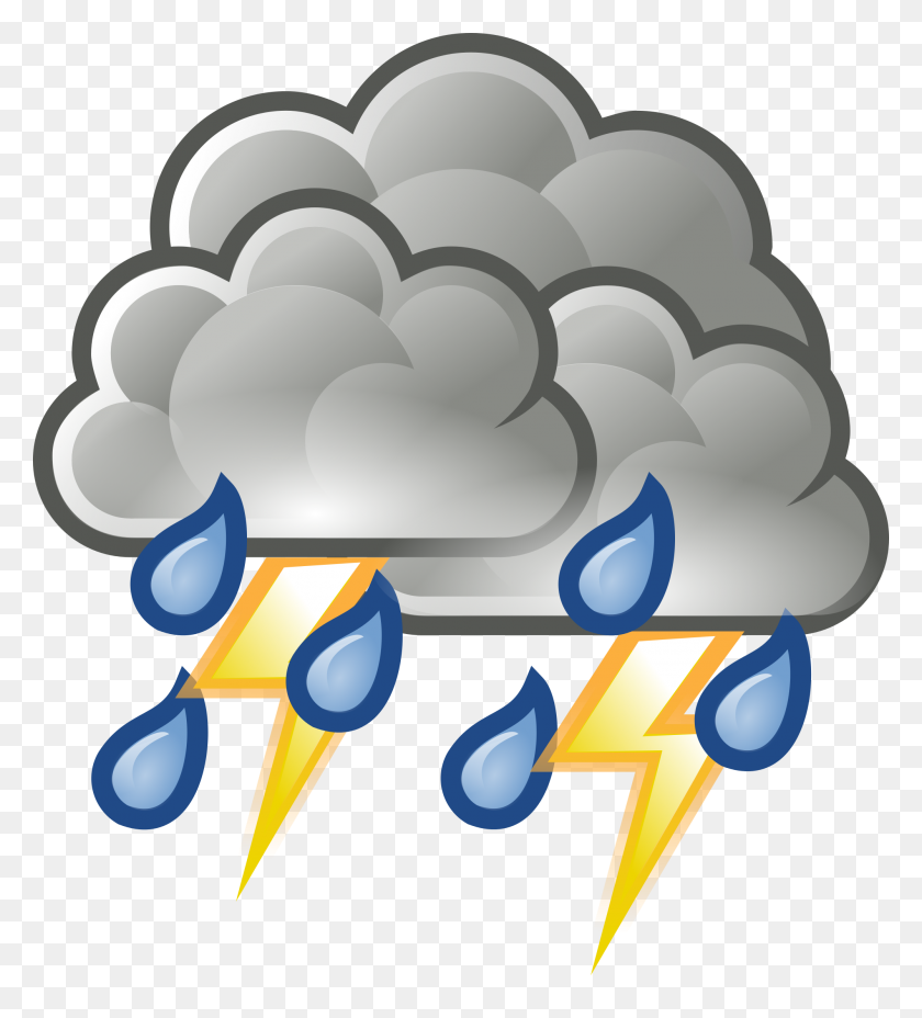 2000x2227 Weather Rain Thunderstorm - Rain Gif PNG