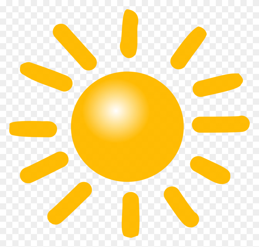 2400x2286 Символы Погоды Солнце Иконки Png - Значок Солнца Png