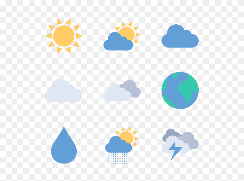 600x564 Weather Temperature Icon Packs - Weather Icon PNG