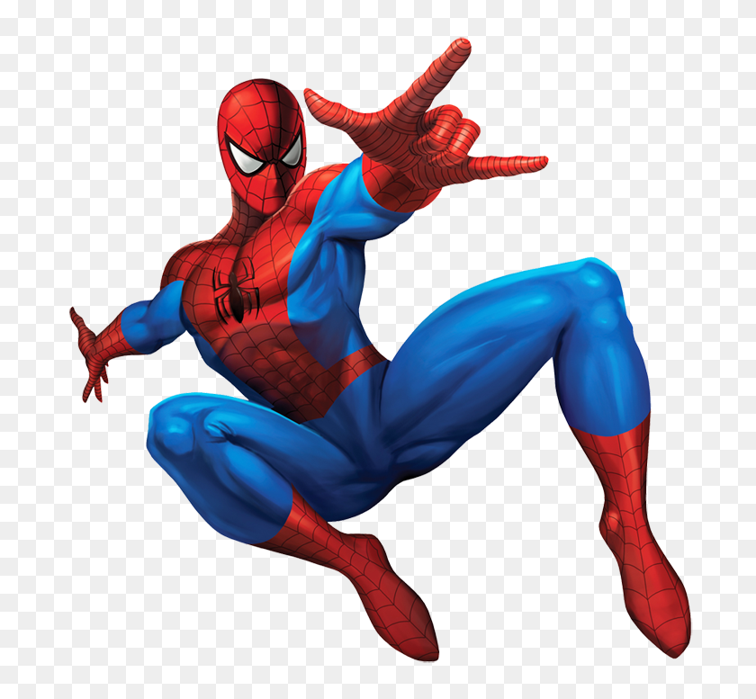 720x717 Web Clipart Spiderman Shooting Web - Spiderman Web PNG