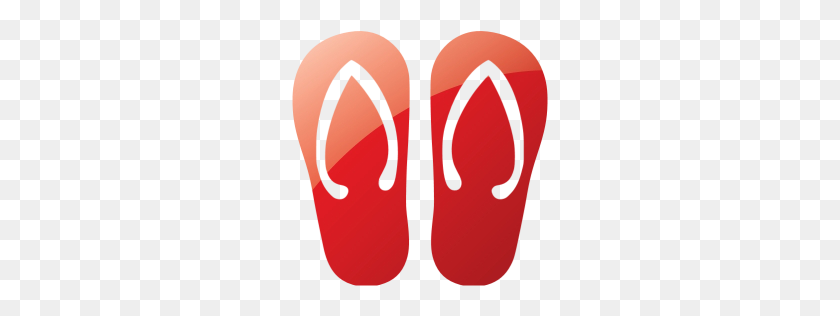 256x256 Web Ruby Red Flip Flop Icon - Ruby Red Slippers Clipart
