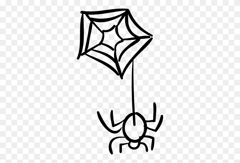 512x512 Web, Spider Web, Spider, Hanging, Animals, Arachnid, Scary - Spider Web PNG