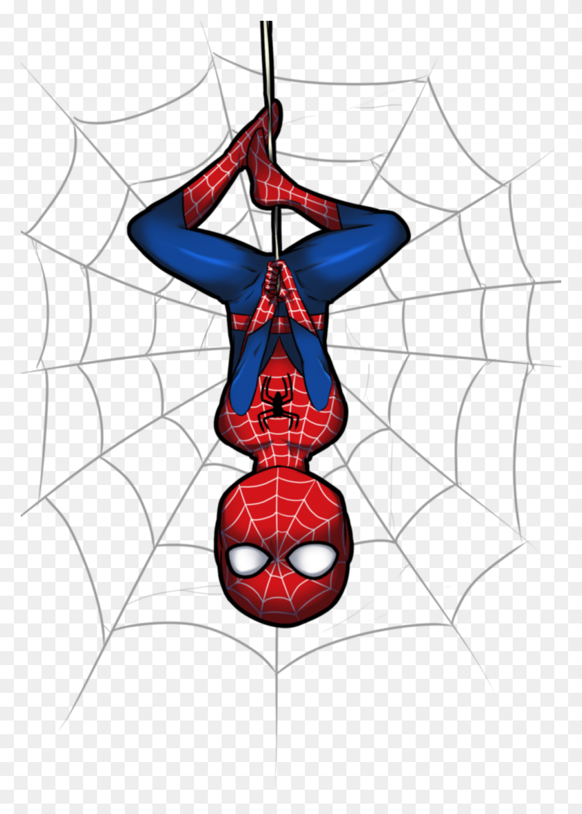 1024x1464 Клипарт Человек-Паук В Сети, Исследуйте Картинки - Клипарт Corner Spider Web