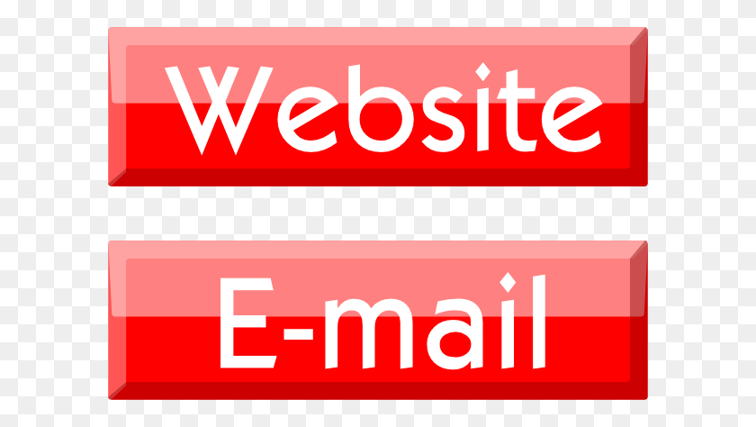 600x414 Website Email Buttons Png, Clip Art For Web - Website Clipart