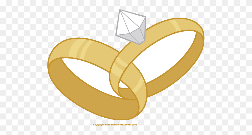 524x392 Wedding Bands Cliparts - Wedding Rings Clipart Images