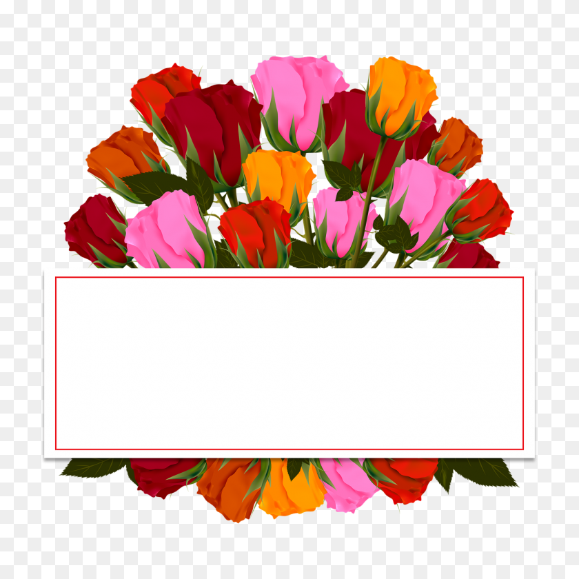 1280x1280 Свадьба, Букет, Цветы, Цветок, Розы - Свадебный Букет Клипарт