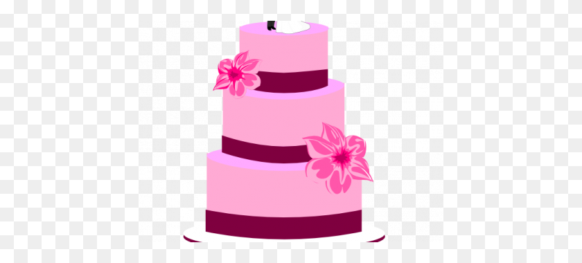 440x320 Wedding Cake Clipart Png - Cake Clipart PNG