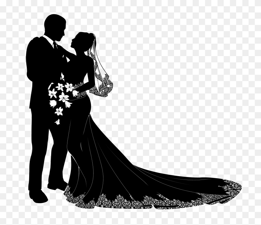 2000x1699 Wedding Couple Clipart Png Clip Art Images - Wedding Dress PNG