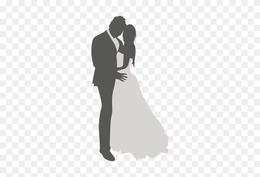 512x512 Wedding Couple Dancing Silhouette - Wedding Couple PNG
