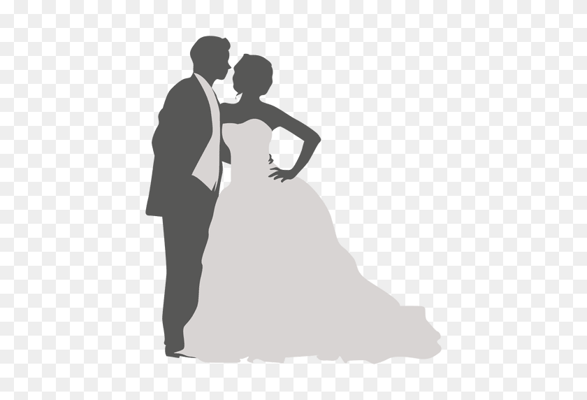 512x512 Wedding Couple Silhouette Png Photo Png Arts - Wedding Couple PNG