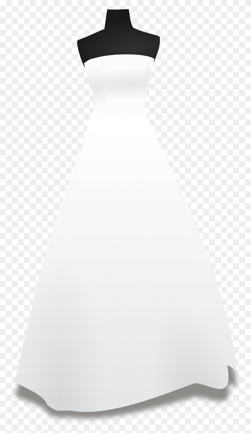 1348x2400 Wedding Dress Clipart Png - Dress PNG