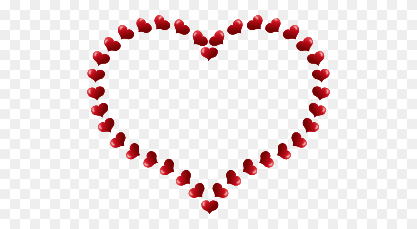 490x401 Клипарт Свадебное Сердце - Здоровое Сердце Клипарт