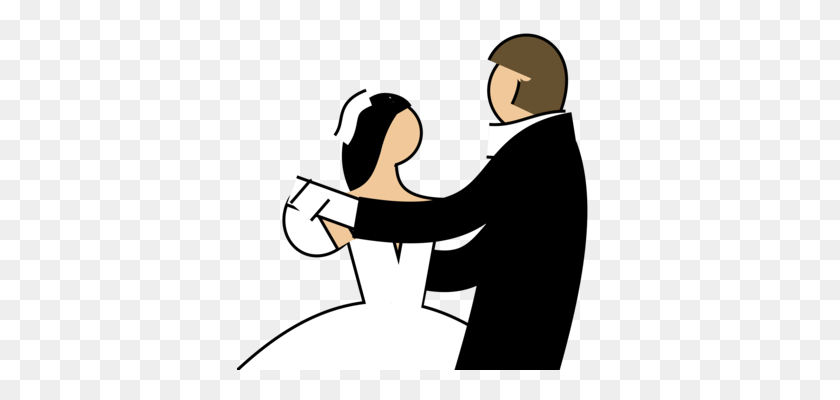 365x340 Wedding Invitation Bridegroom Marriage - Reception Clipart