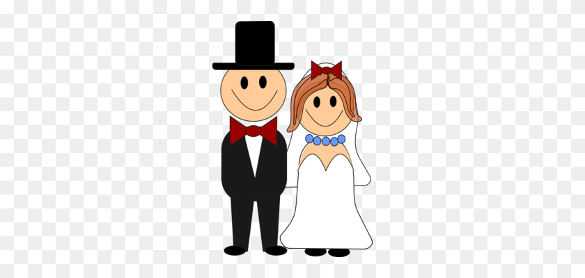 230x340 Wedding Invitation Bridegroom Marriage - Honeymoon Clipart
