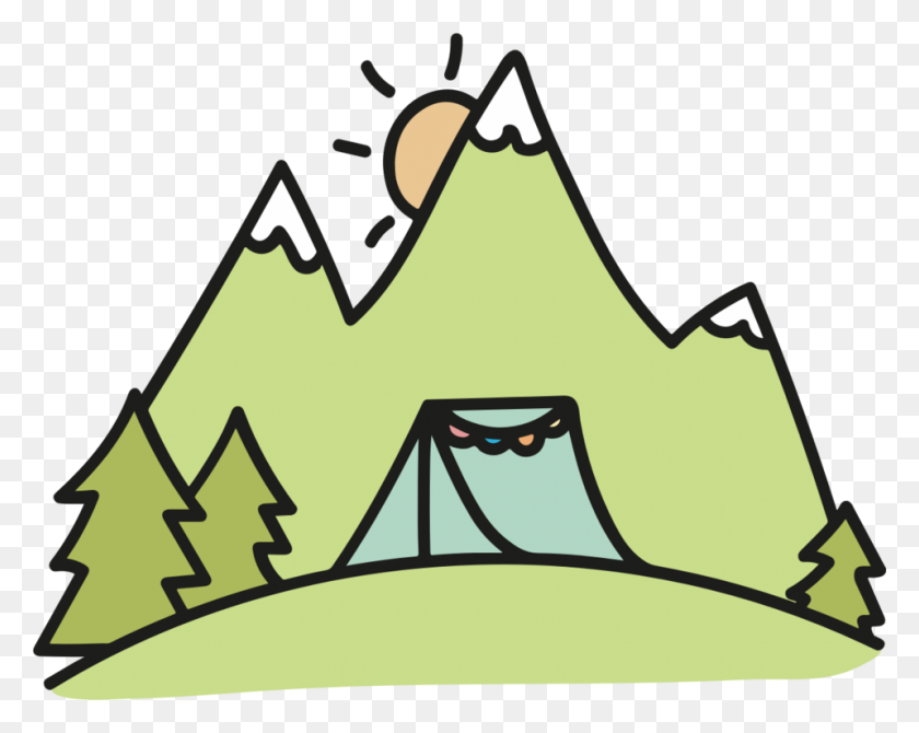 958x750 Wedding Invitation Camping Tent Campsite Campervans Free - Wedding Invitation Clip Art