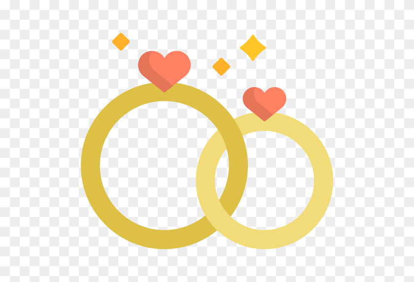 512x512 Wedding Rings Wedding Png Icon - Wedding PNG