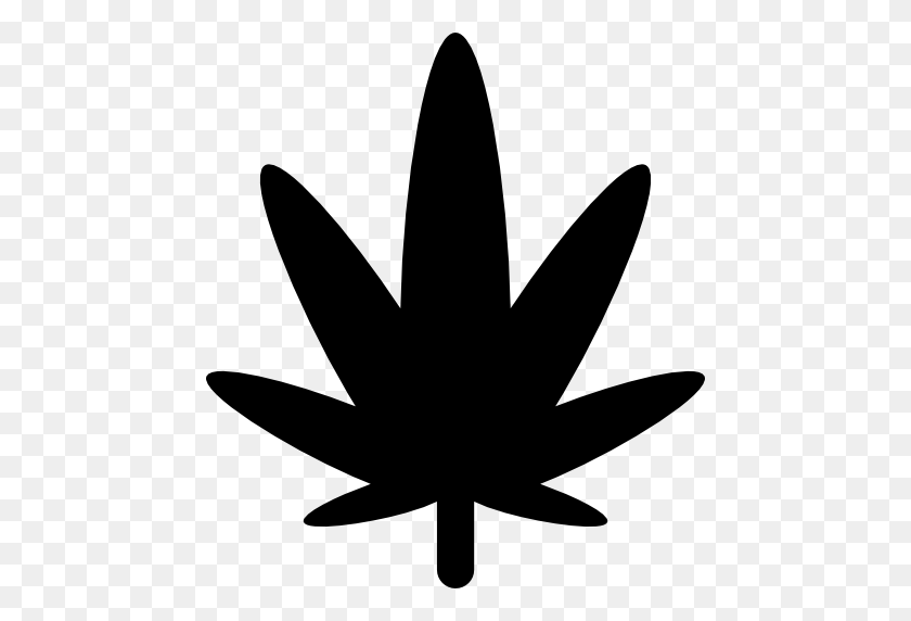 512x512 Weed, Nature, Drug, Leaf, Marijuana, Cannabis Icon - Pot Leaf PNG