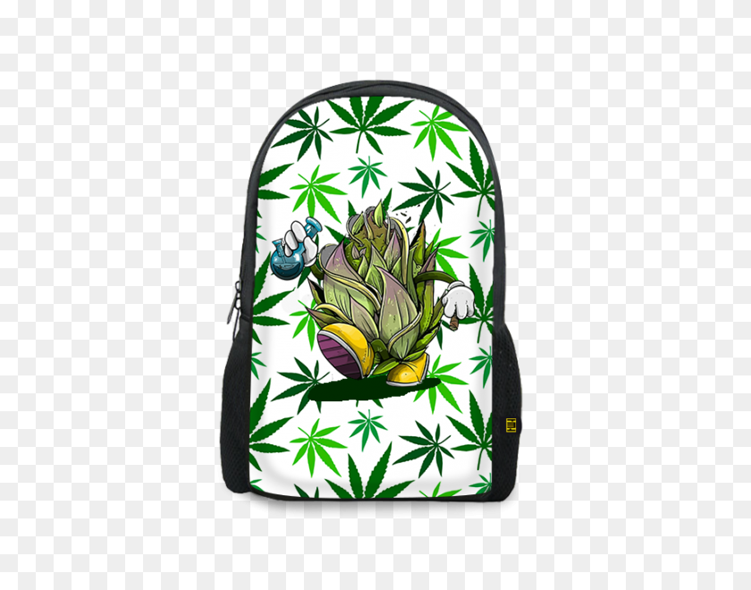 600x600 Weed Printed Backpack Price Online - Bag Of Weed PNG