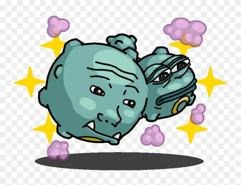 800x600 Weezing - Pepe The Frog PNG