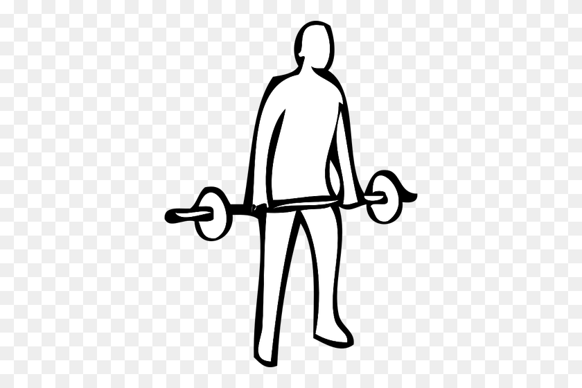 366x500 Weightlifting Exercise Instruction Vector Clip Art - Density Clipart