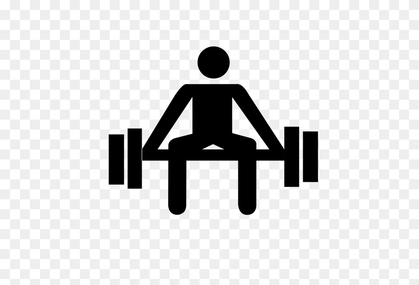 512x512 Weightlifting, People, Gym Icon With Png And Vector Format - Gym PNG