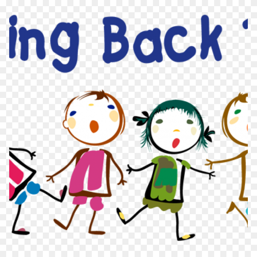 1024x1024 Welcome Back Clip Art Free Cute To School Multicolored Bunting - Bunting Clipart Free