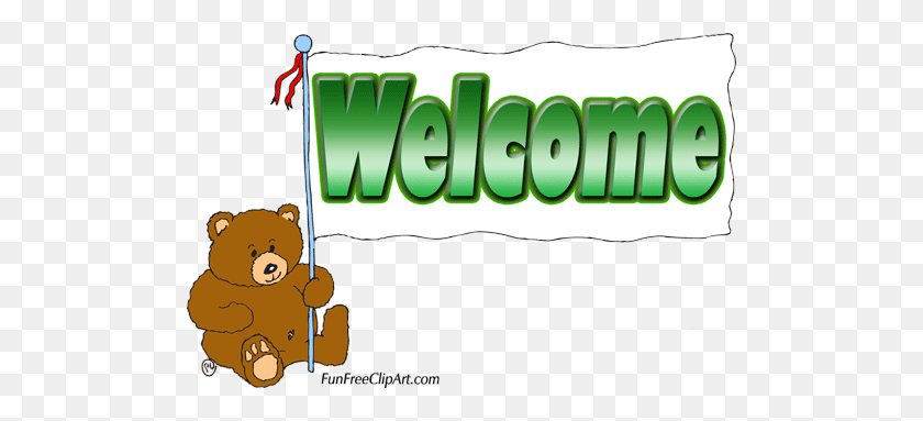 500x323 Welcome Sign Fun Free Clip Art - Sign Clipart