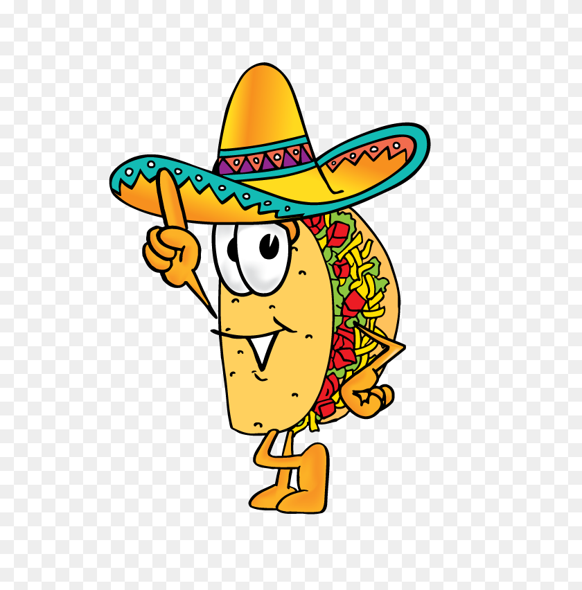612x792 Welcome Taco Borracho - Mexican Taco Clipart
