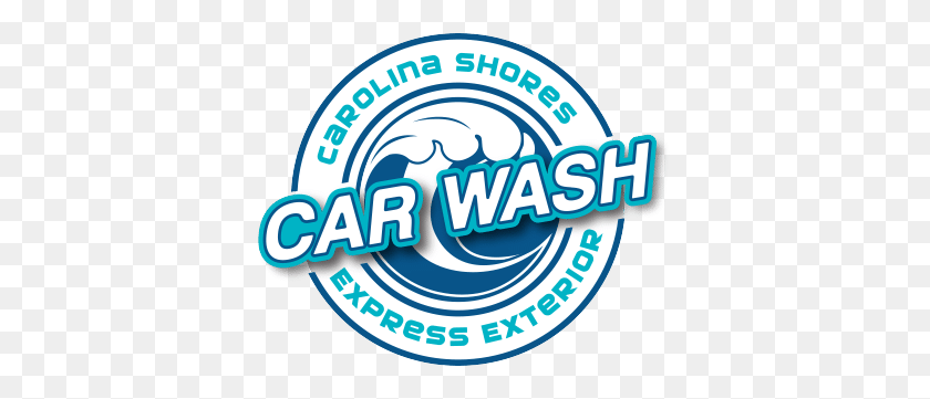 373x301 Welcome To Carolina Shores Car Wash - Car Wash Logo PNG