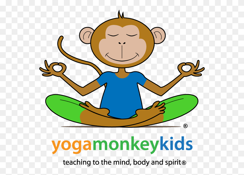576x544 Bienvenido A Yoga Monkey Kids - Clipart De Yoga Para Niños